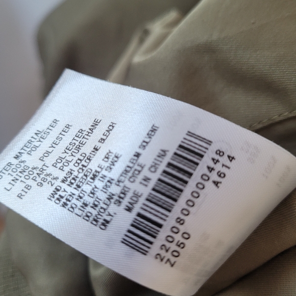 REVERSIBLE 2 Way Cozy Cream & Olive Teddy Bomber Jacket - Picture 15 of 15